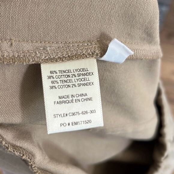 Cloth & Stone size small beige tencel blend joggers pants - Picture 5 of 5